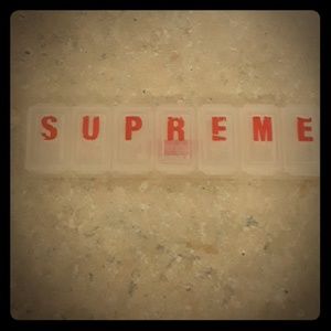 Supreme pill case